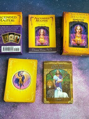 Ascended Masters Oracle Cards 44 Oracle Cards & Guidebook Complete Doreen Virtue